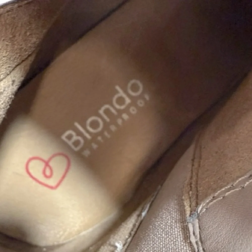 Blondo Natalia Suede Waterproof Ankle‎ Boot Bootie Tan Size 9.5